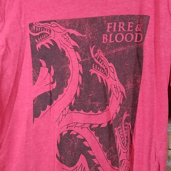 🌲Game of Thrones fire and blood Tshirt - Picture 3 of 4